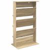 vidaXL Magazinregal Sonoma-Eiche 70 x 41 x 126 cm Holzwerkstoff