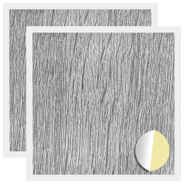 vidaXL Selbstklebende Schraubenabdeckung 2 pcs Graues Sonoma