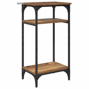 vidaXL Beistelltisch mit Regal Altholz 40 x 30 x 75 cm Holzwerkstoff