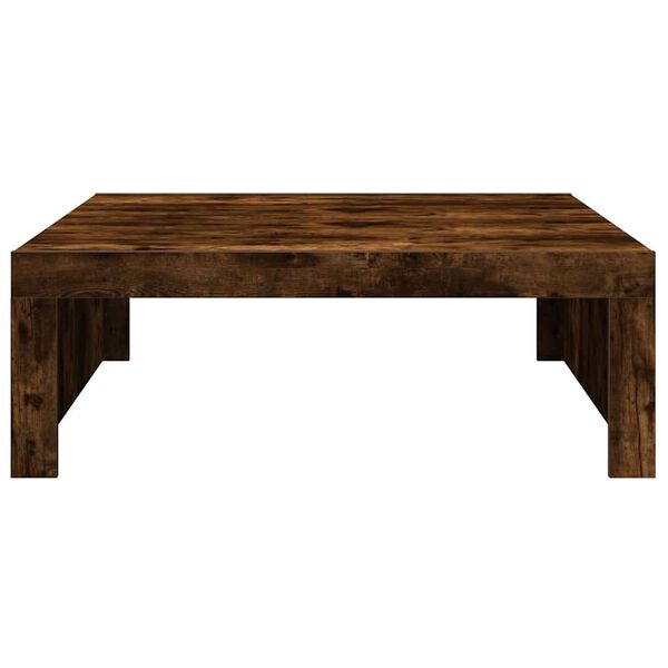 vidaXL Couchtisch R&auml;uchereiche 100x100x35 cm Holzwerkstoff
