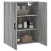 vidaXL Wandschrank Grau Sonoma 69,5x34x90 cm