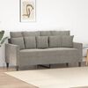 vidaXL 2-Sitzer-Sofa Hellgrau 140 cm Samt