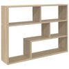 vidaXL Wandregal Wandhalterung Sonoma-Eiche 95 x 20 x 69,5 cm