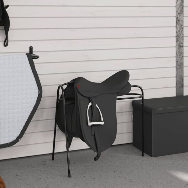 vidaXL Sattelst&auml;nder mit 3 Beinen Schwarz Eisen