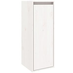 vidaXL Wandschrank Wei&szlig; 30x30x80 cm Massivholz Kiefer