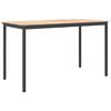 vidaXL Bartisch Natur 180 x 90 x 105 cm Massives Kiefernholz