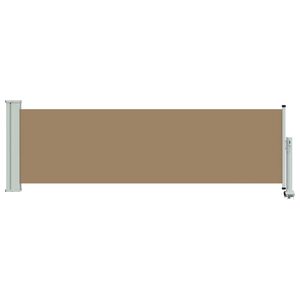 vidaXL Seitenmarkise 100 x 300 cm 100% Polyester Eisen Stahl