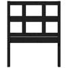 vidaXL Kopfteil Schwarz 95,5x4x100 cm Massivholz Kiefer