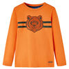 Kinder-Langarmshirt Dunkelorange 116