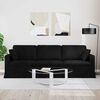 vidaXL Sofa Schwarz 228 x 78 x 80 cm Samt