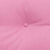 vidaXL R&uuml;cken Kissen Rosa 200 x 24 x 50 cm Stoff