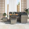 vidaXL Gartensofa-set 8 pcs Grau Poly-Rattan