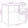 vidaXL Schreibtisch Sonoma-Eiche 90 x 49 x 75 cm Holzwerkstoff
