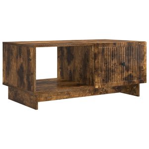 vidaXL Couchtisch Ger&auml;ucherte Eiche 90 x 50 x 40 cm Holzwerkstoff