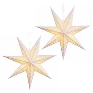 vidaXL Weihnachtsbeleuchtung RAAHE 2 stk. 10 LEDs Warmes Wei&szlig;