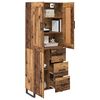 vidaXL Highboard Altholz 69,5 x 34 x 180 cm Holzwerkstoff