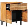 vidaXL Bettschrank Braun 50 x 33 x 60 cm Massivholz Akazie