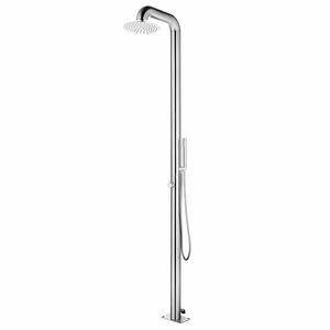 vidaXL Gartendusche 225 cm Edelstahl