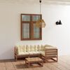 vidaXL 5-tlg. Garten-Lounge-Set mit Kissen Kiefer Massivholz