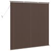 vidaXL Jalousie Verstellbar Dunkelbraun 160 x 150 cm PVC