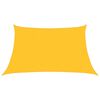 vidaXL Sonnensegel 160 g/m&sup2; Gelb 3/4x2 m HDPE