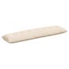 vidaXL R&uuml;cken Kissen Beige 200 x 50 cm Mikrofaserstoff