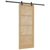 vidaXL Schiebet&uuml;r ORKDAL Natur 83 x 211 cm Massives Kiefernholz