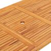 vidaXL Gartentisch Klappbar 160×80×75 cm Massivholz Teak