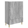 vidaXL Sideboard Grau Sonoma 66 x 34,5 x 95 cm Holzwerkstoff