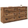 vidaXL Sideboards 2 pcs Altholz 70 x 35,5 x 67,5 cm Holzwerkstoff