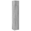 vidaXL Hochschrank Schmal Grau Sonoma 40x42,5x225 cm Holzwerkstoff