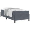 vidaXL Bettrahmen Dunkelgrau 80 x 200 cm Stoff