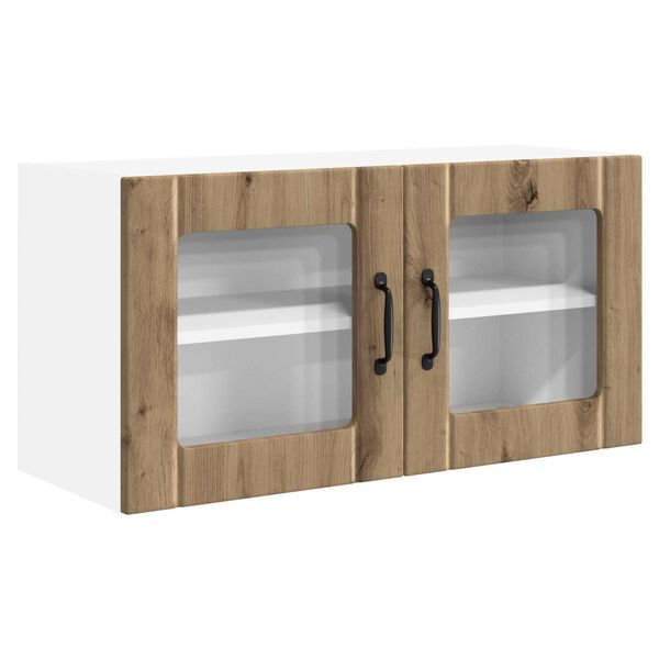 vidaXL K&uuml;chenschrank Artisan-Eiche 80 x 31 x 40 cm Holzwerkstoff