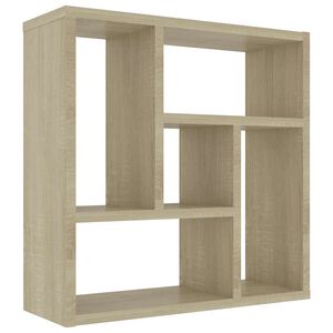 vidaXL Wandregal Sonoma-Eiche 45x16x45 cm Holzwerkstoff