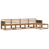 vidaXL Outdoor-Sofagarnitur 5 stk. Natur Massivholz Akazie