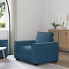 vidaXL Sessel Blau 100x78x84 cm Samt