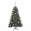 vidaXL K&uuml;nstlicher Weihnachtsbaum Gr&uuml;n 150 cm PVC, Plastik und Stahl