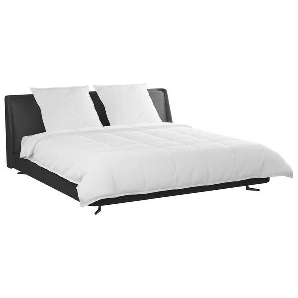 vidaXL Bettdecken Set mit Kissen 3 pcs Wei&szlig; Daunenfeder