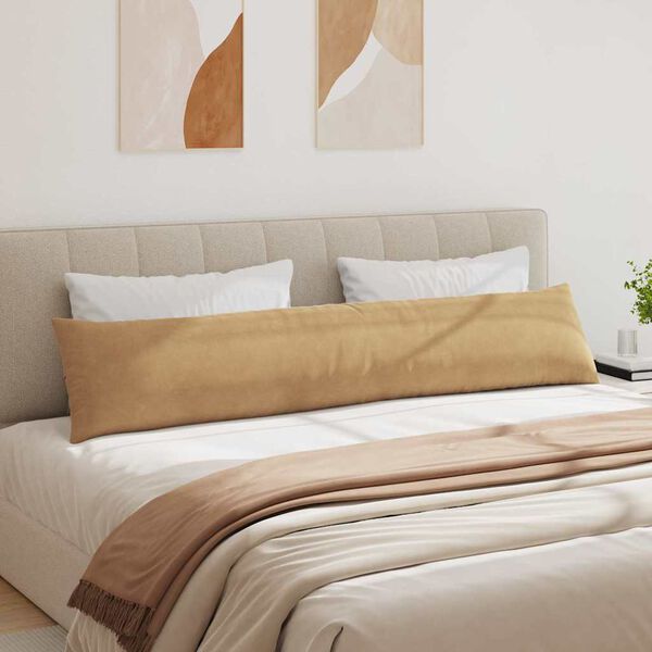 vidaXL Sofakissen 2 St&uuml;ck Braun 200 x 40 cm Cordstoff