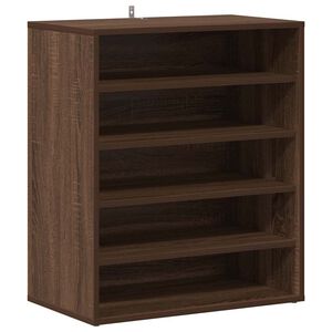 vidaXL Schuhschrank Braun Eichen-Optik 60x35x70 cm Holzwerkstoff
