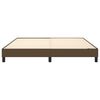 vidaXL Boxspringbettgestell Dunkelbraun 180x200 cm Stoff