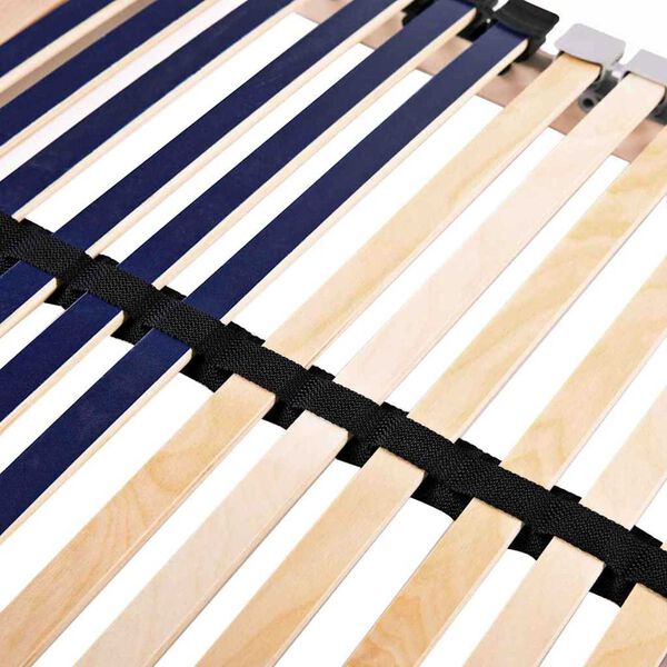 vidaXL Lattenrost Braun 100 x 190 cm Massives Buchenholz