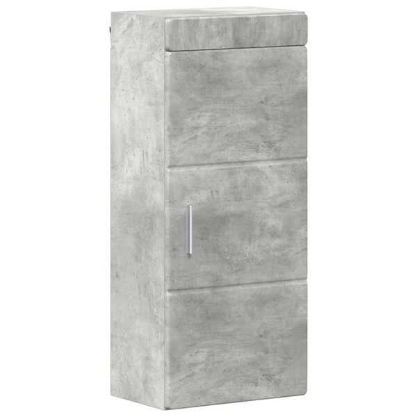 vidaXL Badezimmer-Wandschrank TULUM Beton Grau 37 x 24,5 x 86 cm