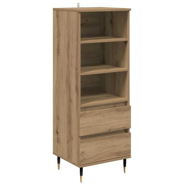 vidaXL Highboard Artisan-Eiche 40 x 36 x 110 cm Holzwerkstoff