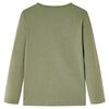 Kinder-Langarmshirt Khaki 116