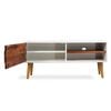 vidaXL TV-Schrank Massivholz Akazie 120x35x45 cm