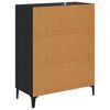 vidaXL Sideboard Schwarz Eichen-Optik 69,5 x 34 x 90 cm