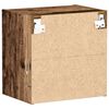 vidaXL Schwebendes Regal Braun 40 x 28,5 x 40 cm Holzwerkstoff