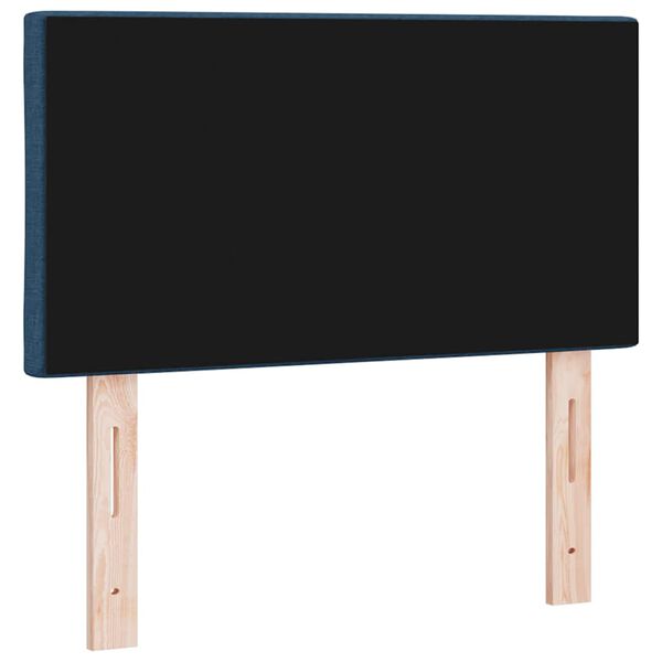 vidaXL Kopfteil mit Kopfteil Blau 80 cm Kunstleder