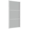 vidaXL Innent&uuml;r 102,5x201,5 cm Wei&szlig; Mattglas und Aluminium